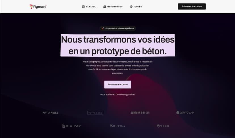 Conception du site Figmani.be